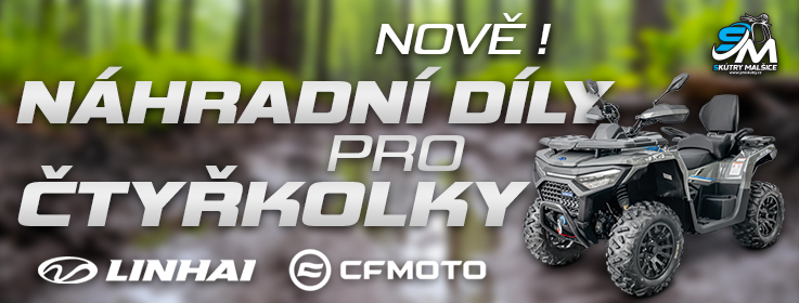 Náhradní díly na čtyřkolky - Skútry Malšice