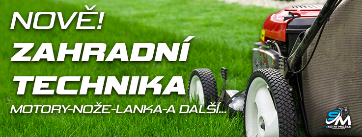 Nově zahradní technika - Skútry Malšice