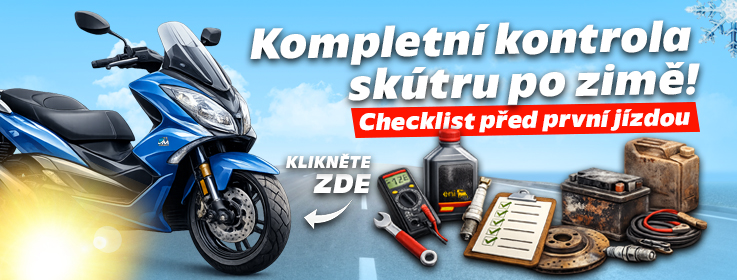 Kontrola po zimě - Skútry Malšice